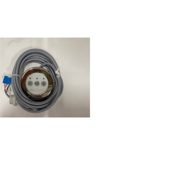 Royal display - 3 funktioner �64 mm med krom kant